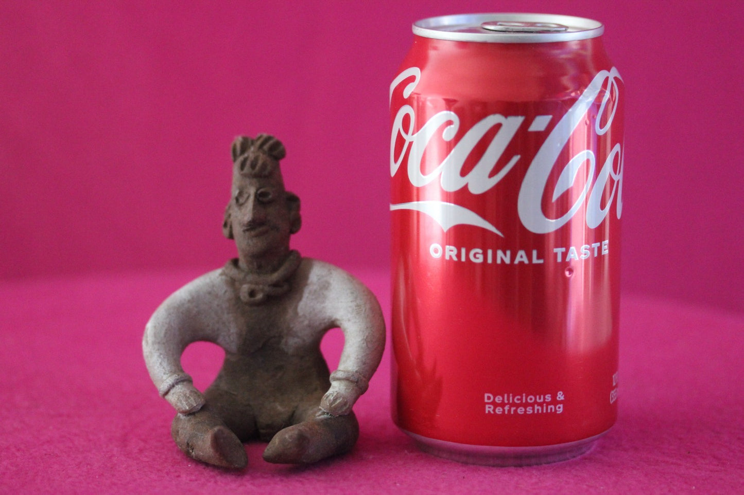 Pre Columbian Artifact Authentic Seated Shaman Tomb Figure Colima Mexico COA 194