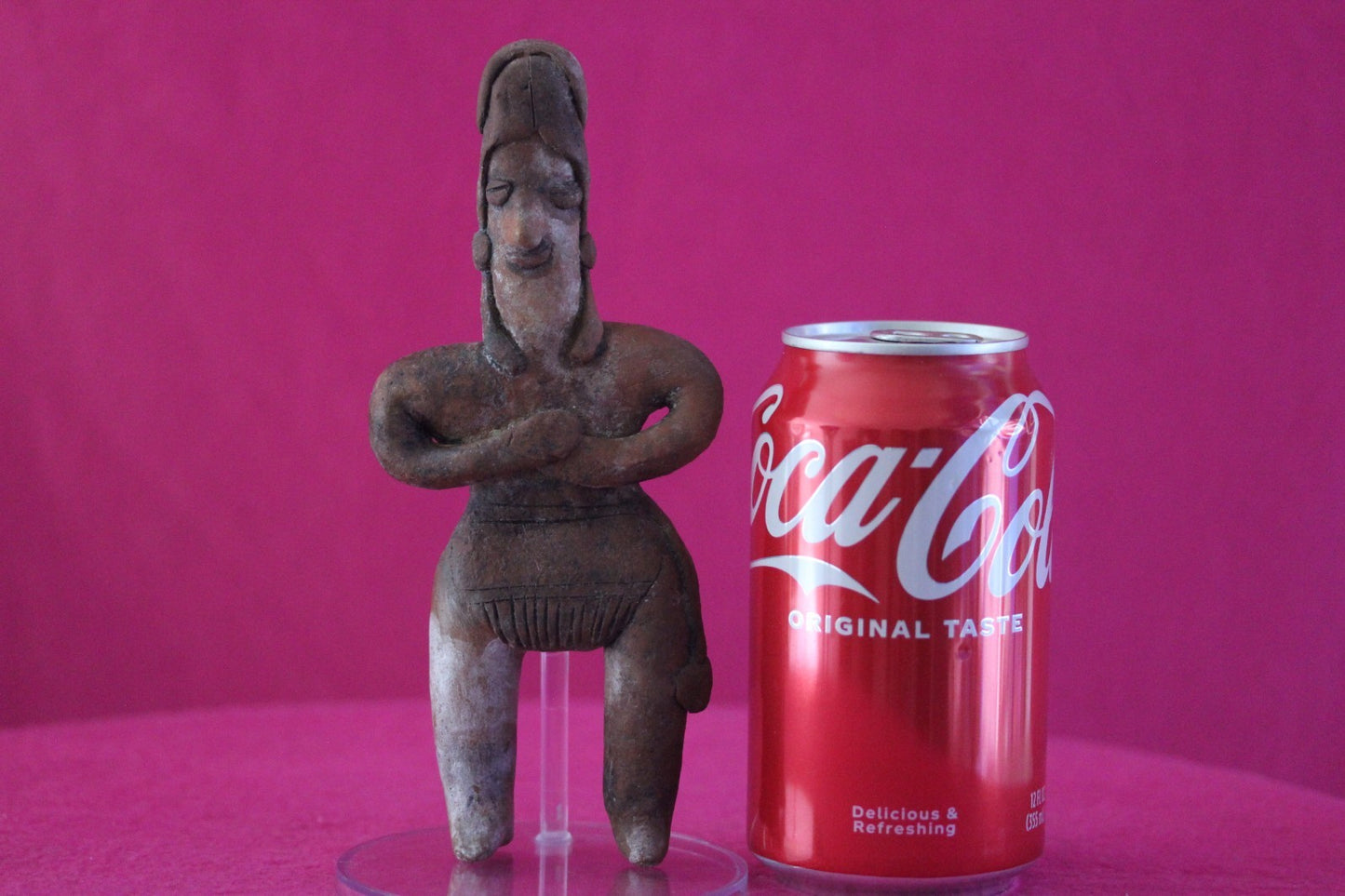 Authentic Pre Columbian Artifact Pretty Lady Tomb Figure Colima Mexico COA 195