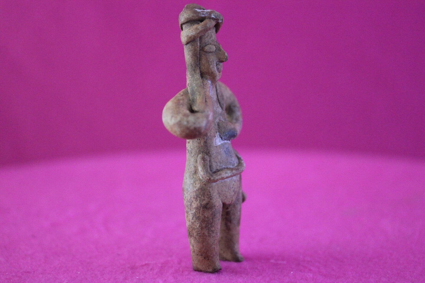 Authentic Pre Columbian Artifact Tomb Figure Colima Mexico 100 BC-250 AD COA 175
