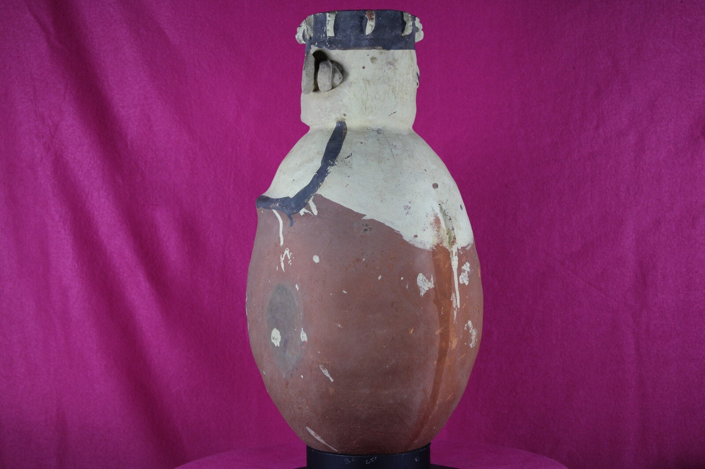 Pre Columbian Artifact Authentic 18 Inch Chancay Man Ex Arte Primitivo COA T106