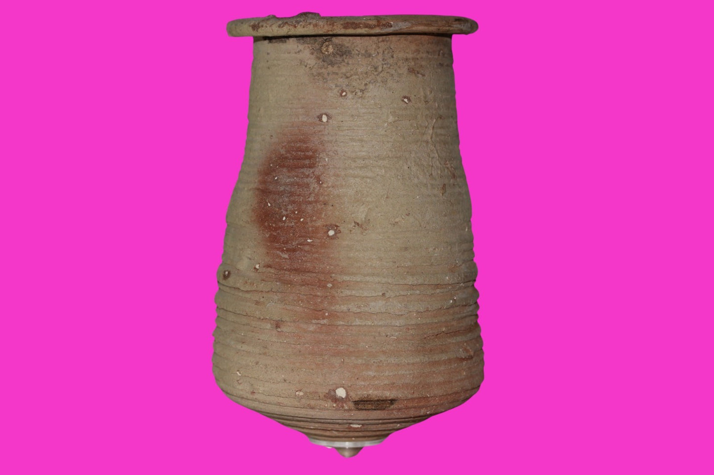 Ancient Holy Land Artifact Large Beaker Found in Israel 400 BC-600 AD COA J128