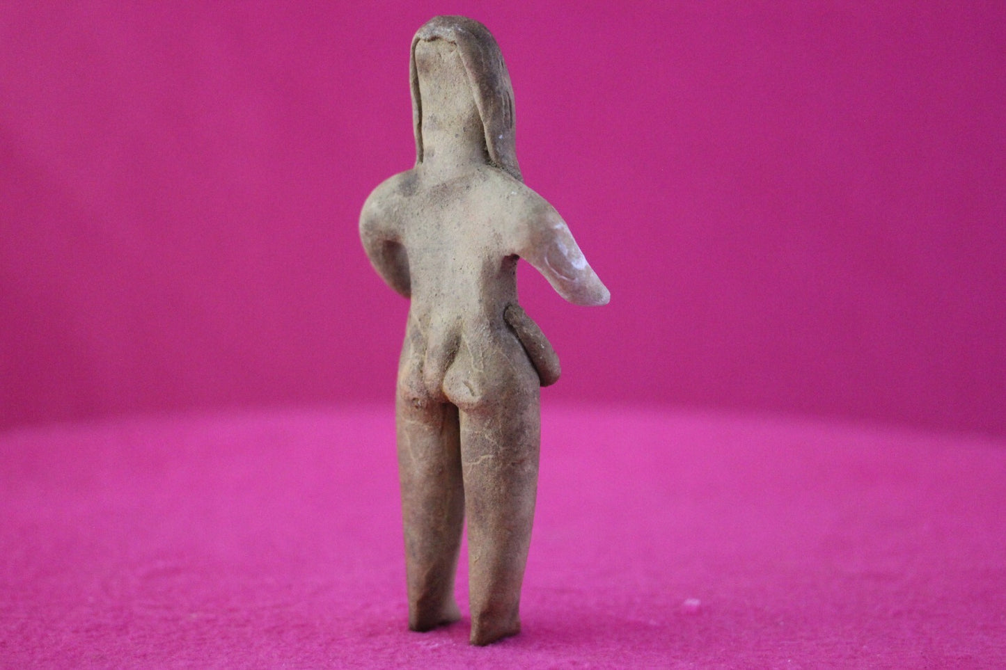 Authentic Pre Columbian Artifact Tomb Figure Colima Mexico 100 BC-250 AD COA 166