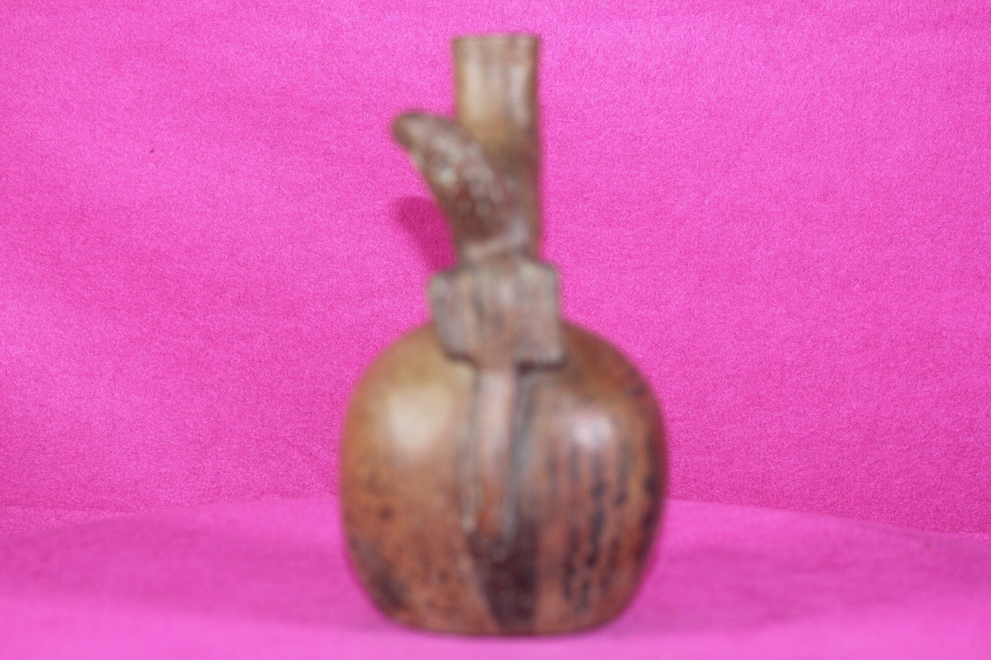 Pre Columbian Authentic Artifact Stirrup Vessel Vicus Peru 500 BC-300 AD COA J03