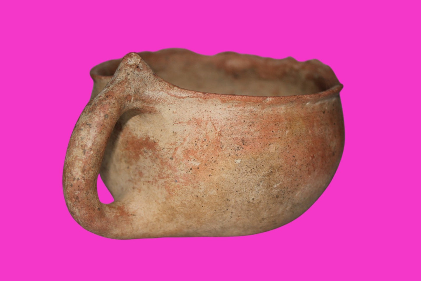 Holy Land Artifact Authentic 4000 Year Old Cup Time of Abraham 2000 BC COA J118