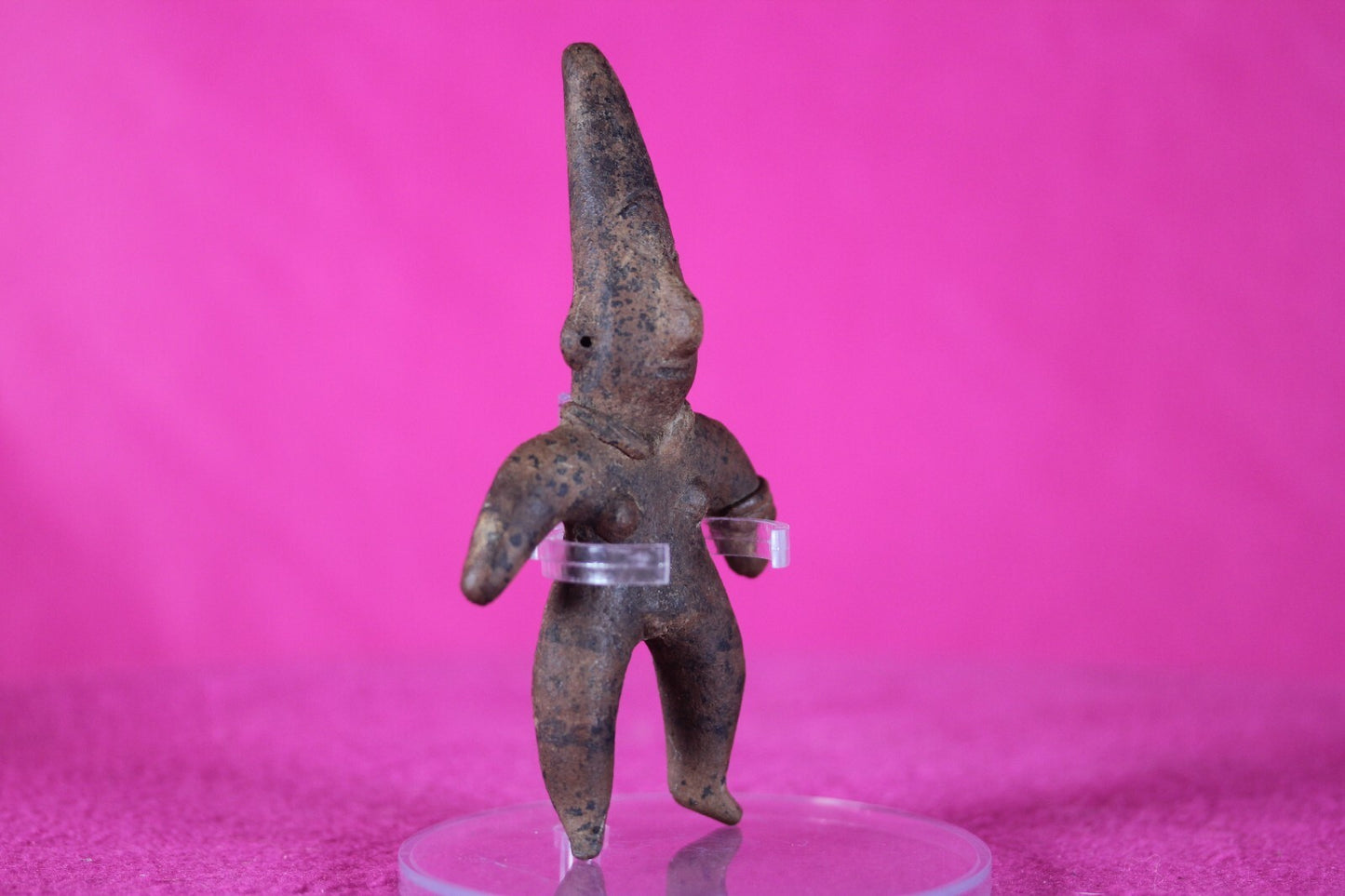 Authentic Pre Columbian Artifact Girl Figure Colima Mexico 100 BC-250 AD COA 138