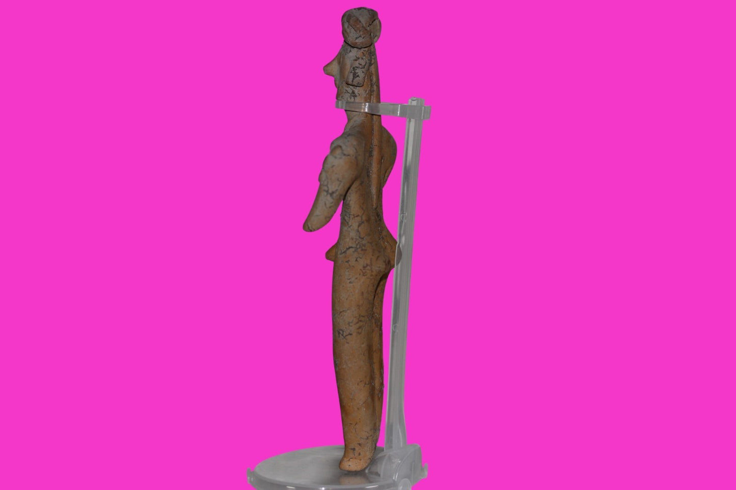 Pre Columbian Artifact 8 Inch Shaman Tomb Figure Colima Mexico 100 BC COA 249