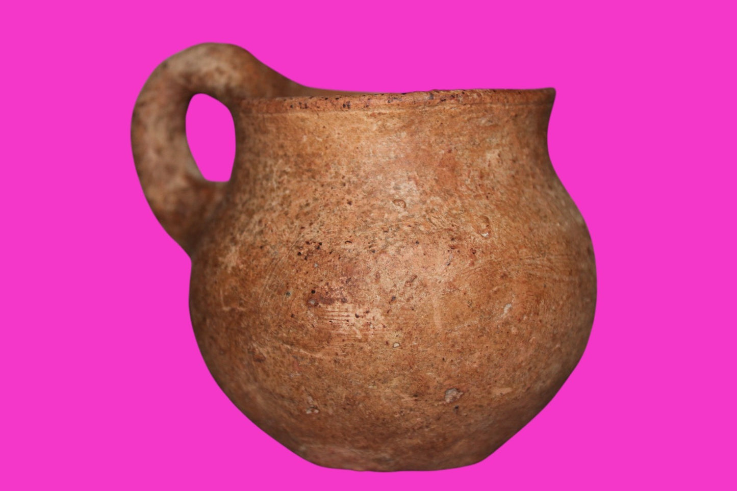 Holy Land Artifact Ancient 4000 Year Old Cup Time of Abraham 2000 BC COA J119