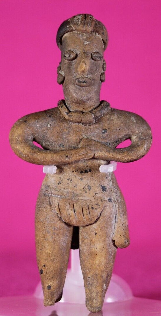 Pre Columbian Artifact Colima Figure Mexico 300BC-300AD Certified COA J73