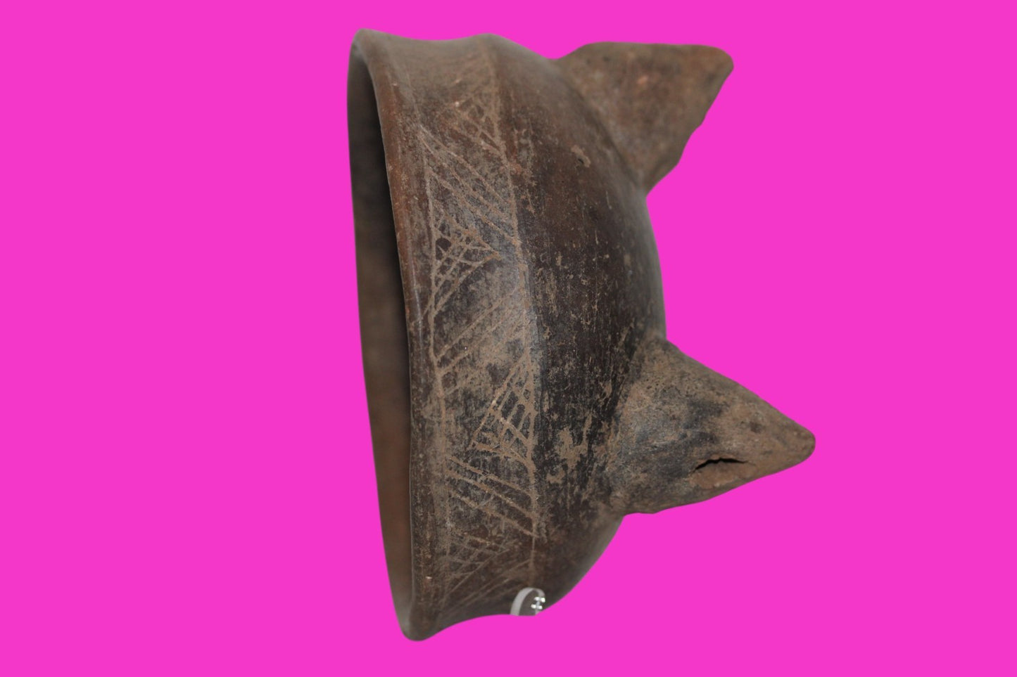 Pre Columbian Authentic Artifact Michoacan Tripod Rattle Bowl Mexico COA J16