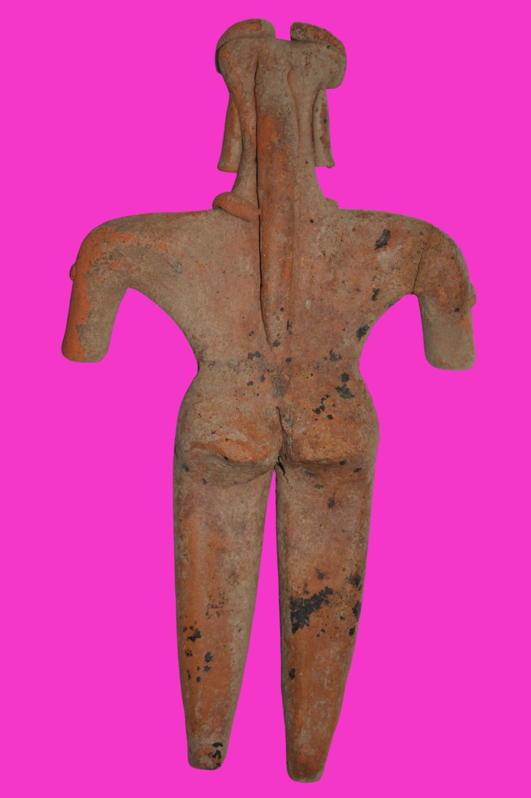 Pre Columbian Artifact 6 Inch Shaft Tomb Figure Colima Mexico 100 BC COA 235