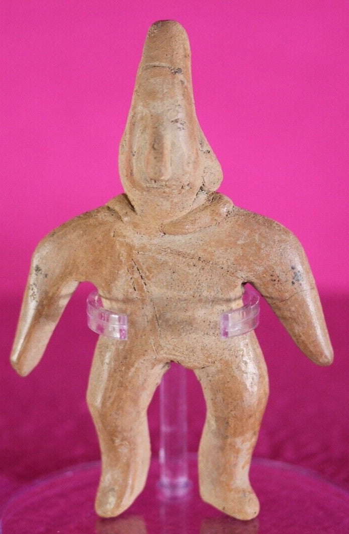 Pre Columbian Artifact Authentic  Archaic Tomb Figure Colima Mexico COA T97