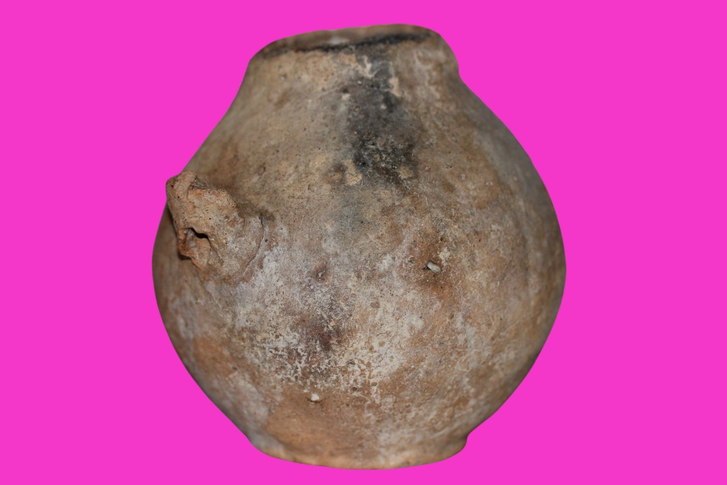 Time of Canaanites Holy Land Artifact Ancient 5500 Year Old Jar 3500 BC COA J144