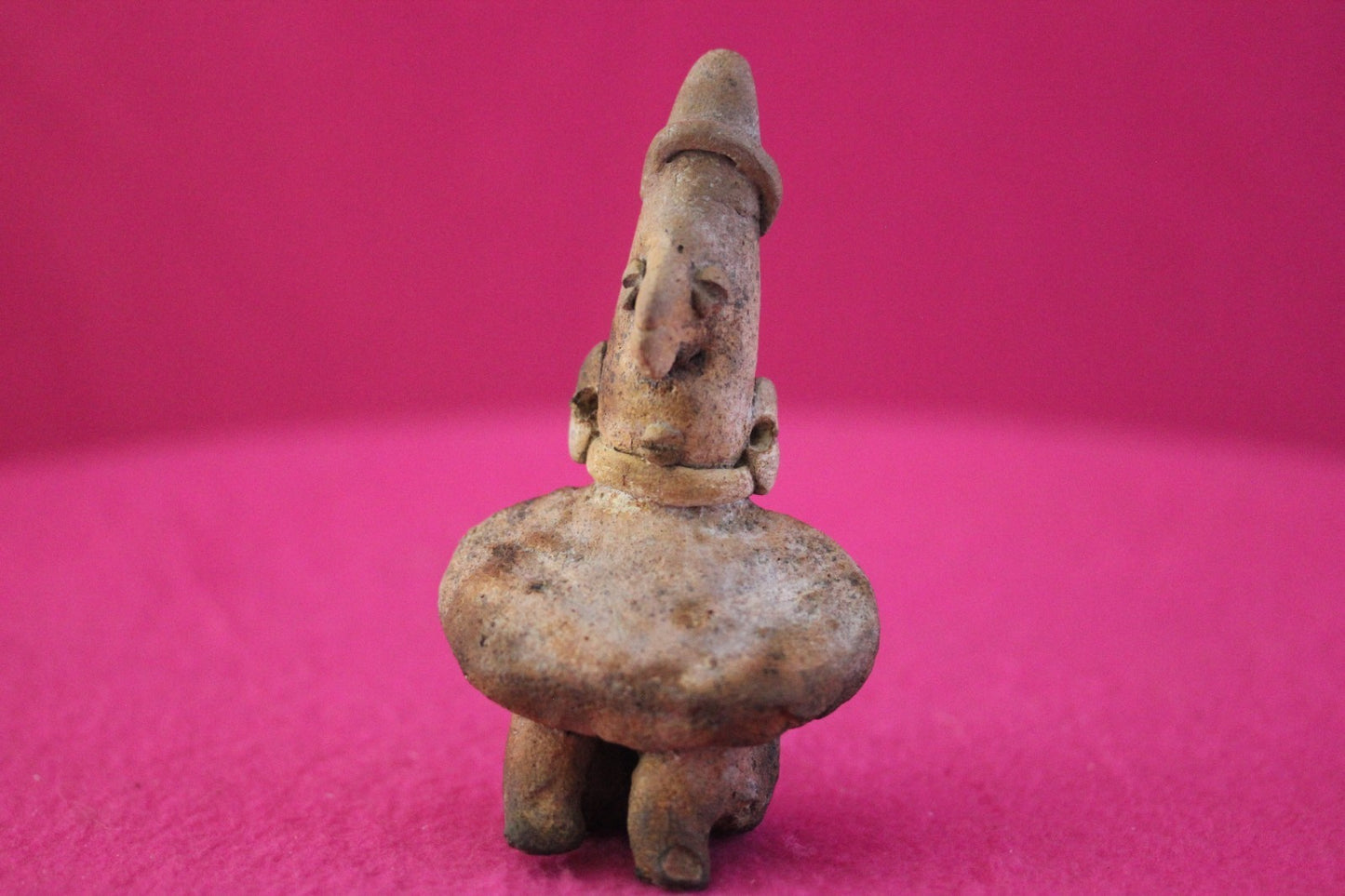 Authentic Pre Columbian Artifact Rare Skirted Tomb Figure Colima Mexico COA 182