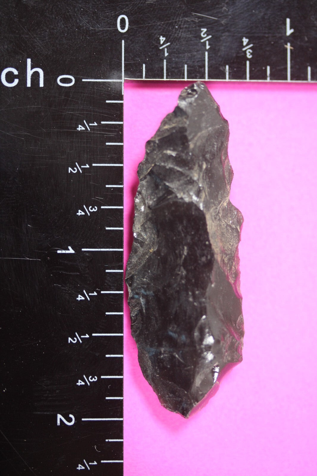 Pre Columbian Artifact Authentic Aztec Arrowhead Battle of Mexico City COA 55