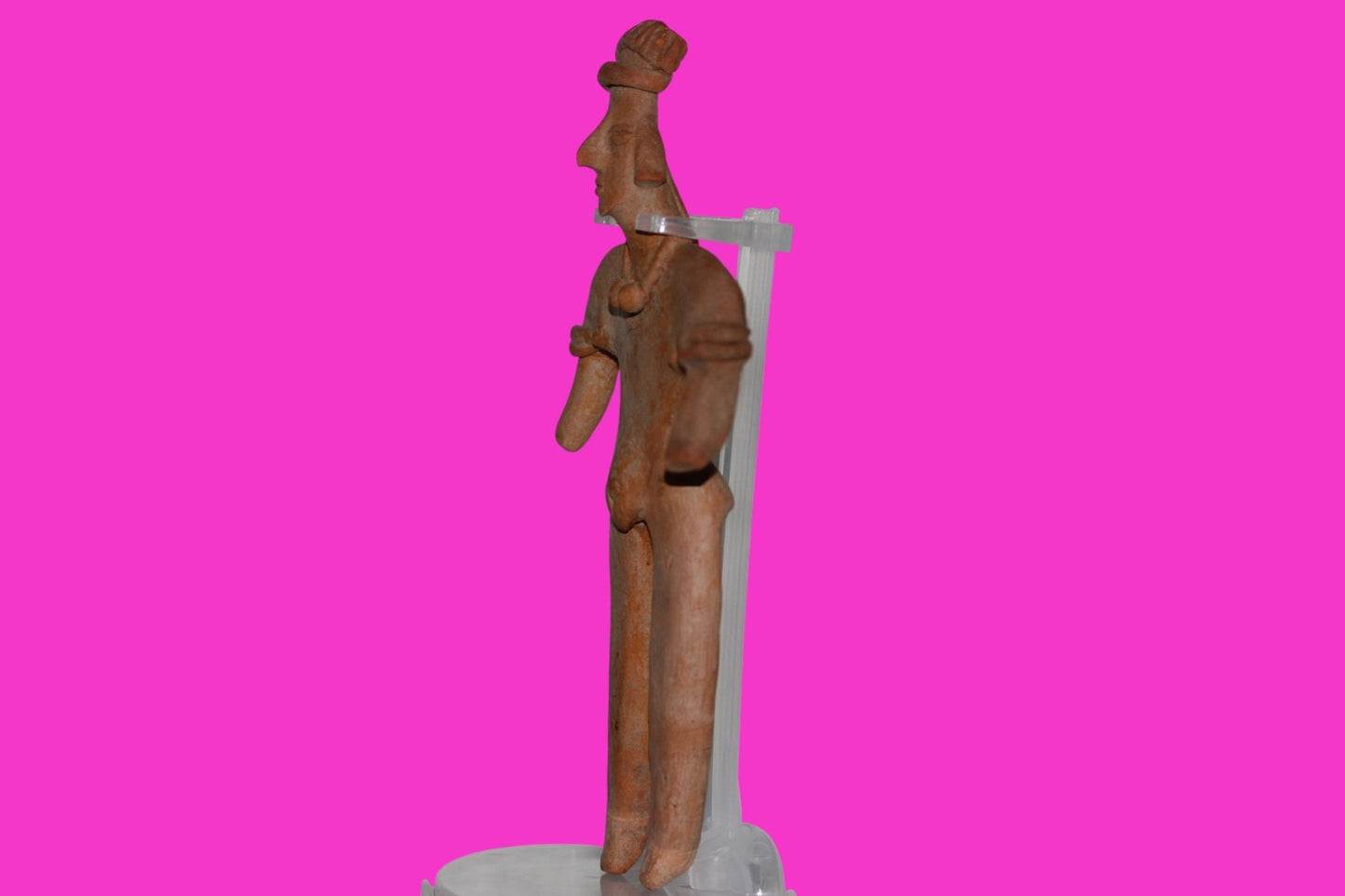 Pre Columbian Artifact 7 Inch Female Tomb Figure Colima Mexico 100 BC COA 240