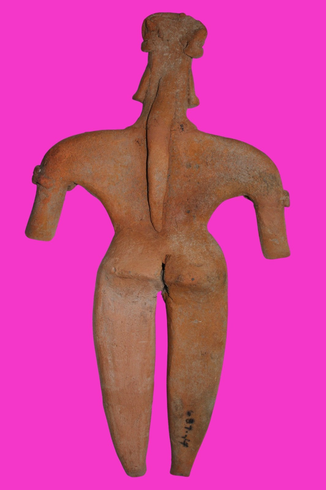 Pre Columbian Artifact 7 Inch Female Tomb Figure Colima Mexico 100 BC COA 240