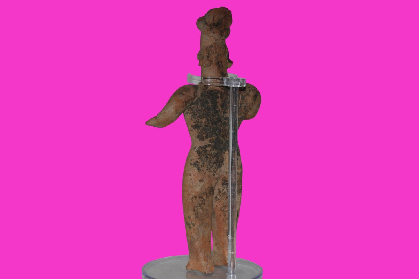 Pre Columbian Artifact 7 in Female Shaft Tomb Figure Colima Mexico 100BC COA 270