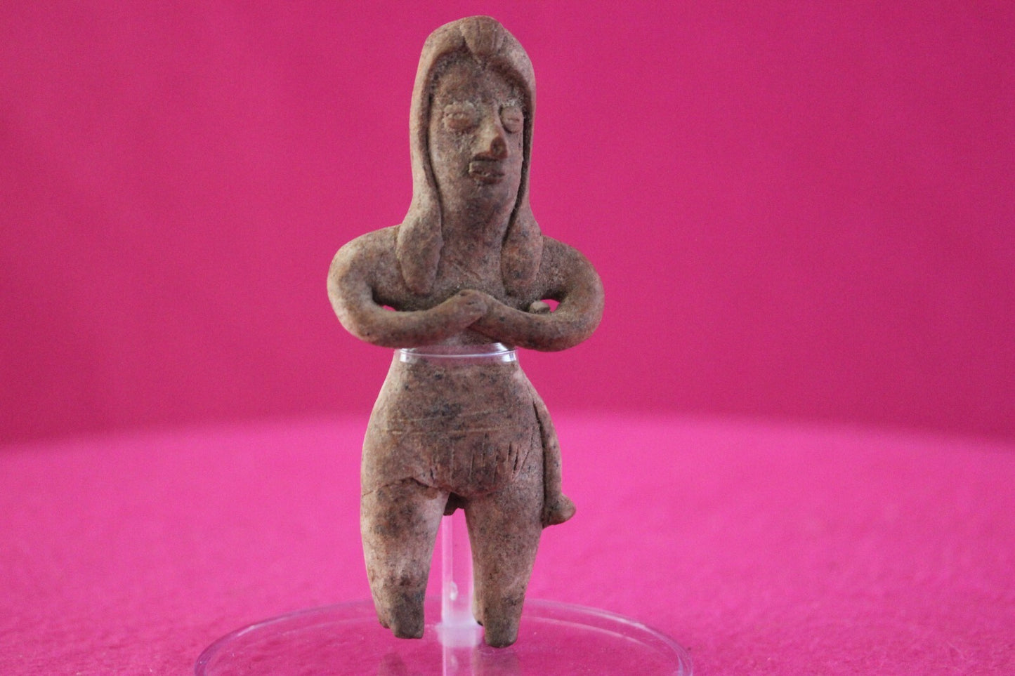Authentic Pre Columbian Artifact Tomb Figure Colima Mexico 100 BC-250 AD COA 177