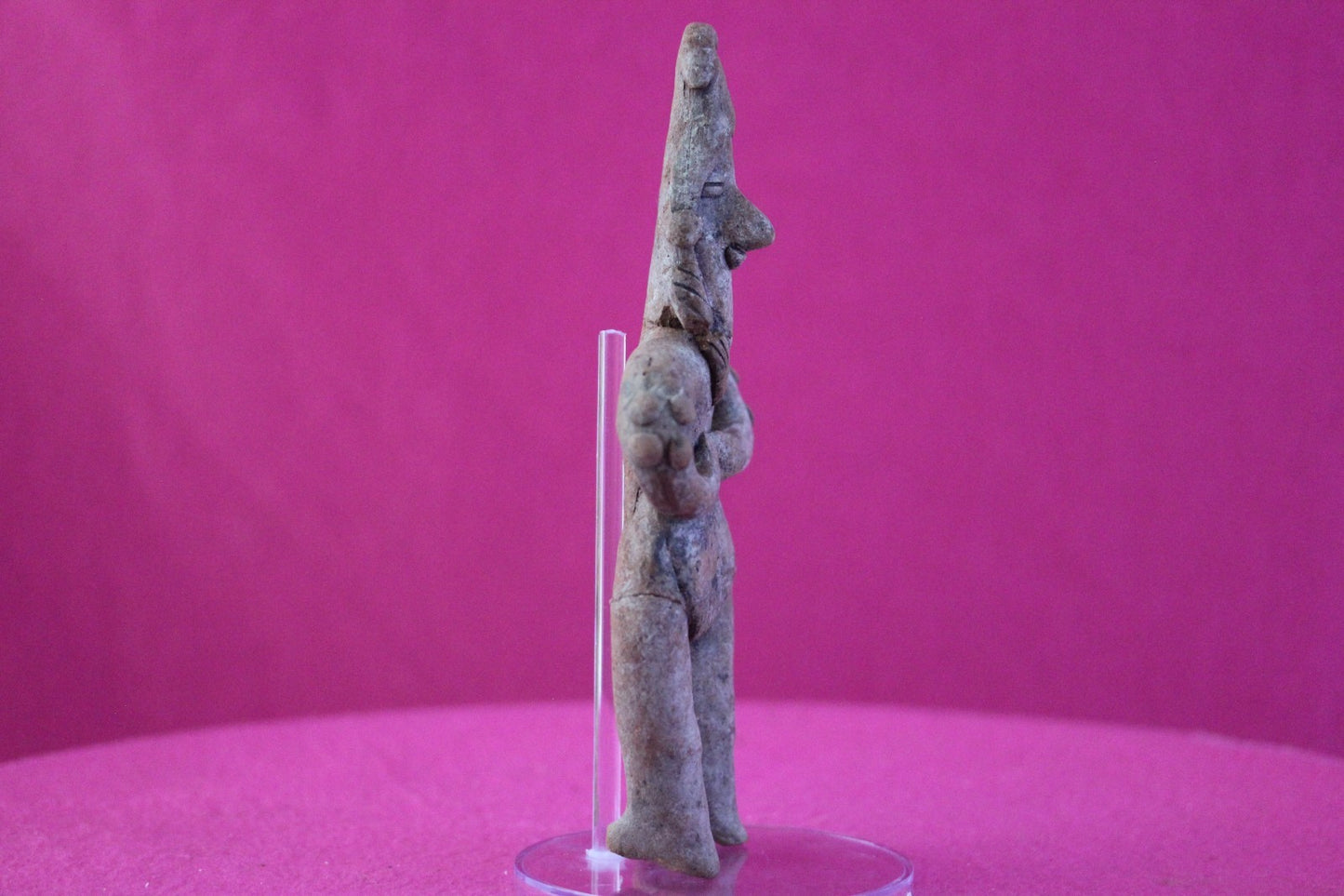 Pre Columbian Authentic Artifact Female Shaman Tomb Figure Colima Mexico COA 199