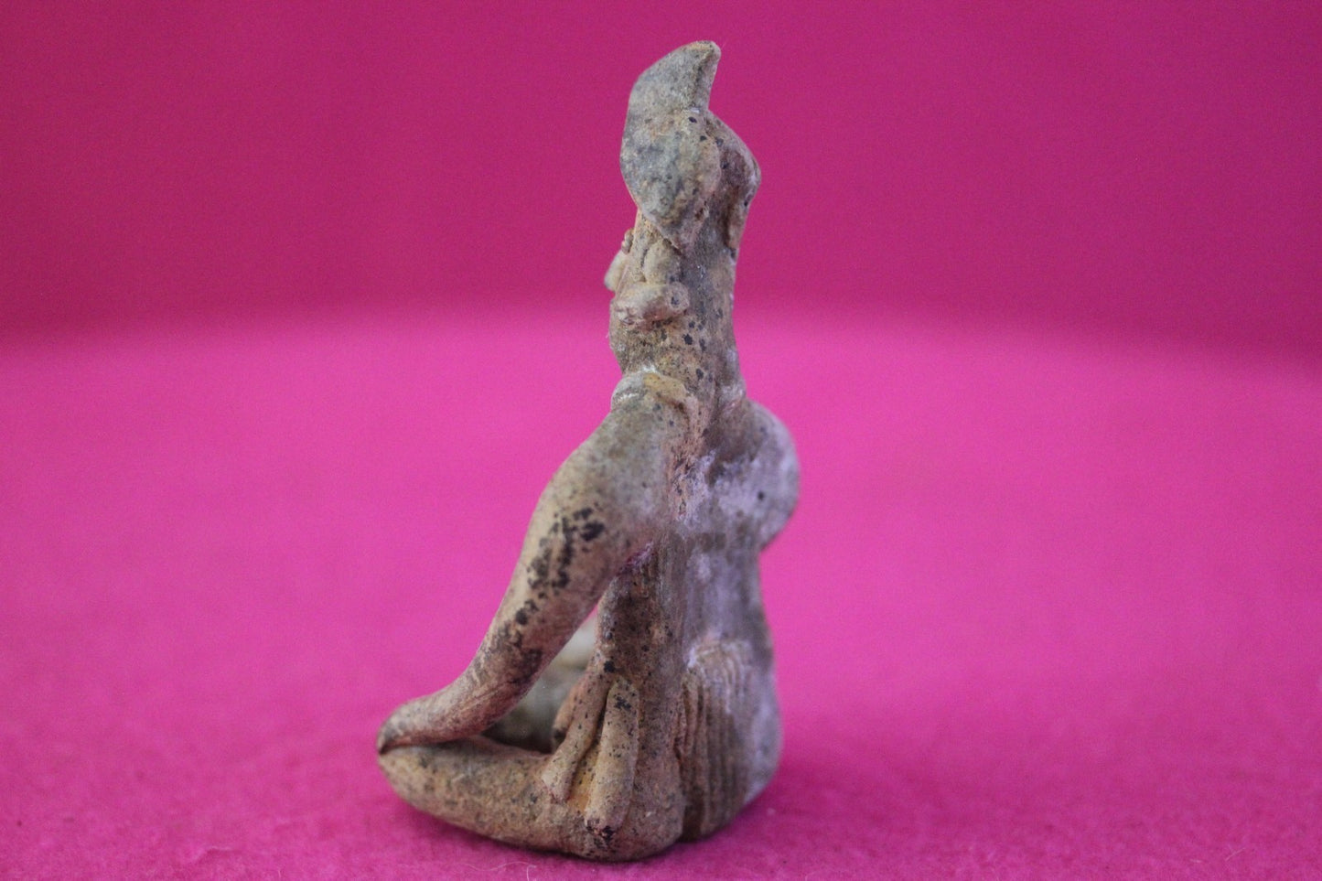 Authentic Pre Columbian Artifact Male Seated Tomb Figure Colima Mexico COA 192