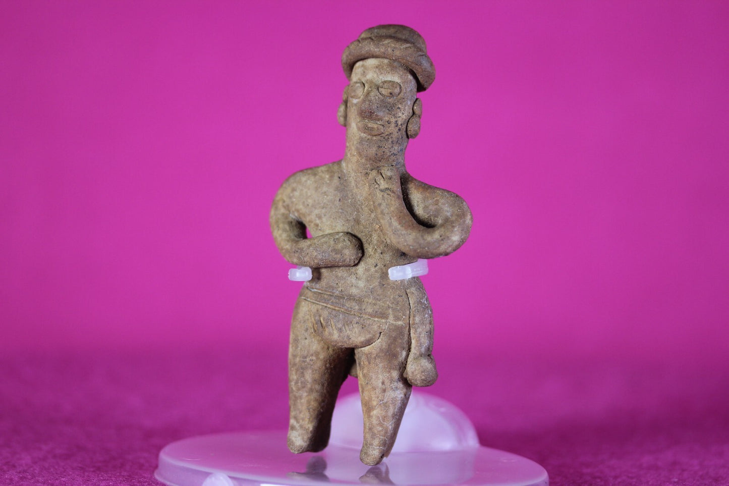Pre Columbian Artifact Colima Figure Mexico 300BC-300AD Certified COA J72