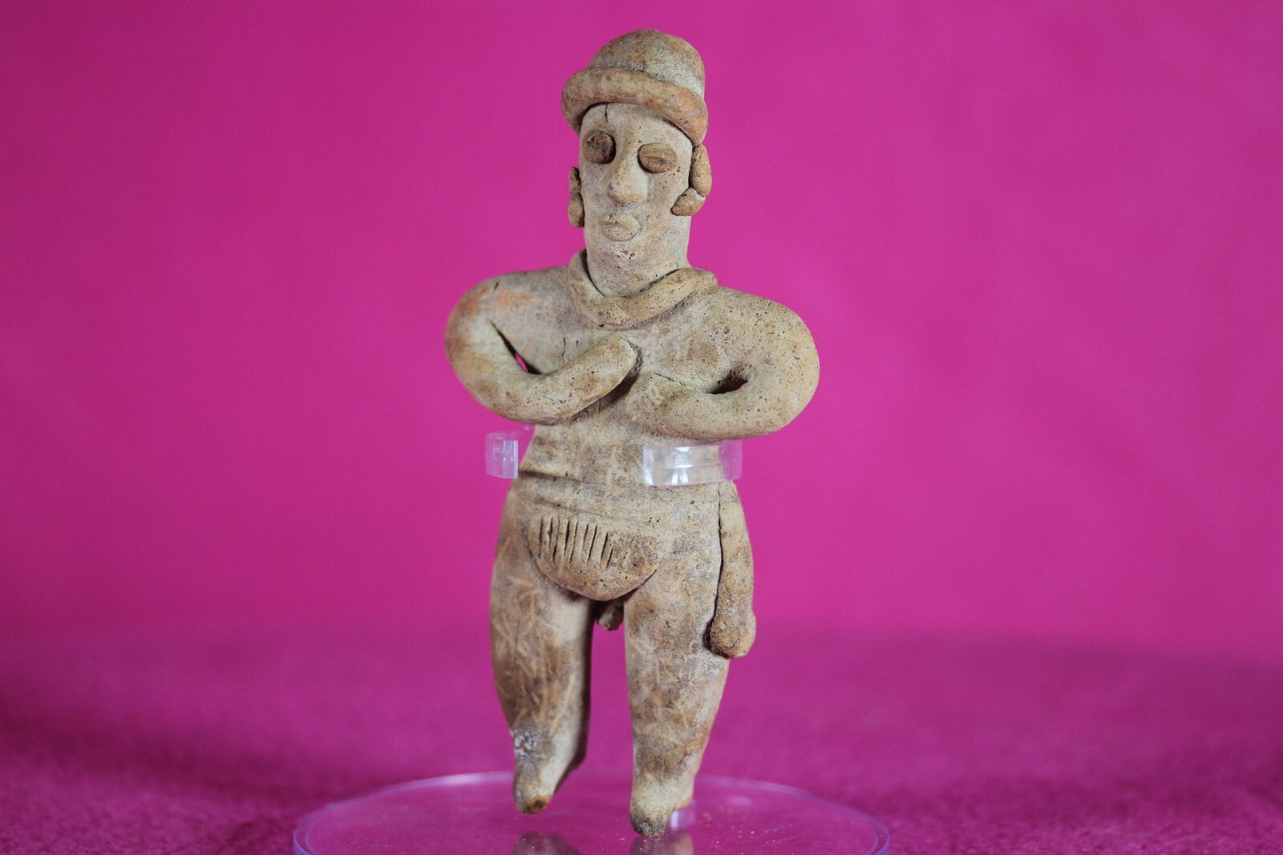 Pre Columbian Artifact Authentic Tomb Figure Colima Mexico 100 BC-250 AD COA 140
