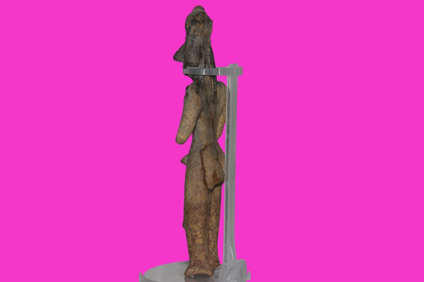 Pre Columbian Artifact 7 Inch Shaman Tomb Figure Colima Mexico 100 BC COA 238