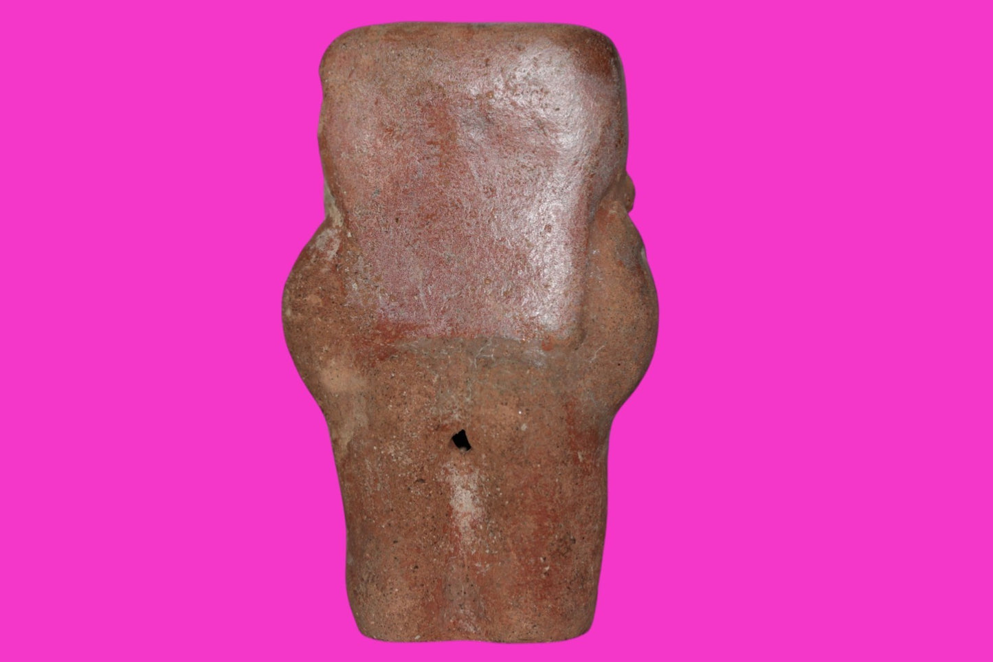 Pre Columbian Authentic Artifact Moche Rattle Figure Peru 850 - 1100 AD COA J34