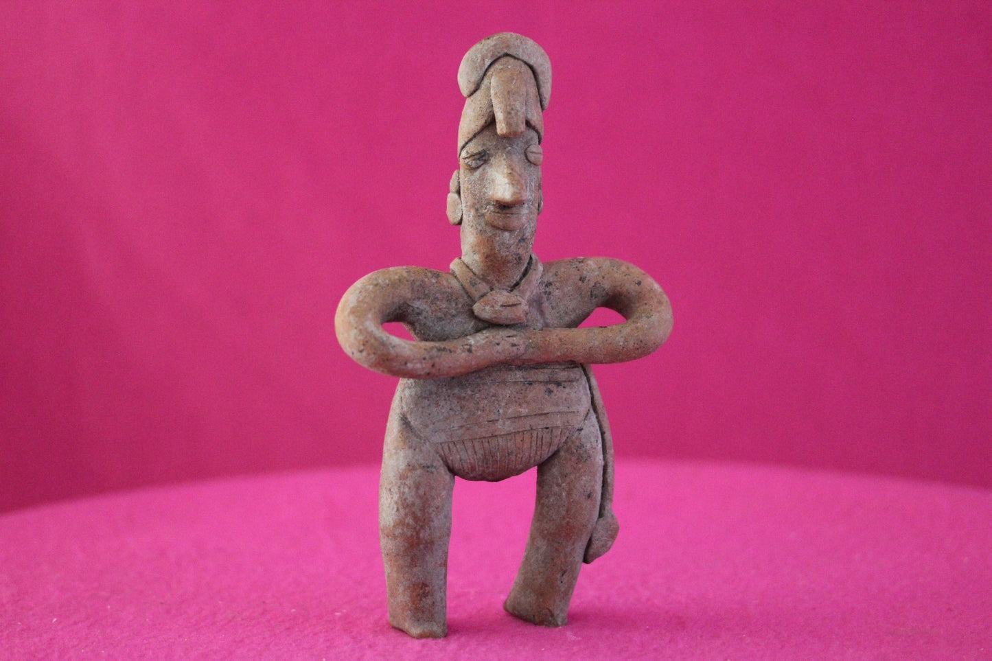 Pre Columbian Authentic Artifact Male Shaman Tomb Figure Colima Mexico COA 200