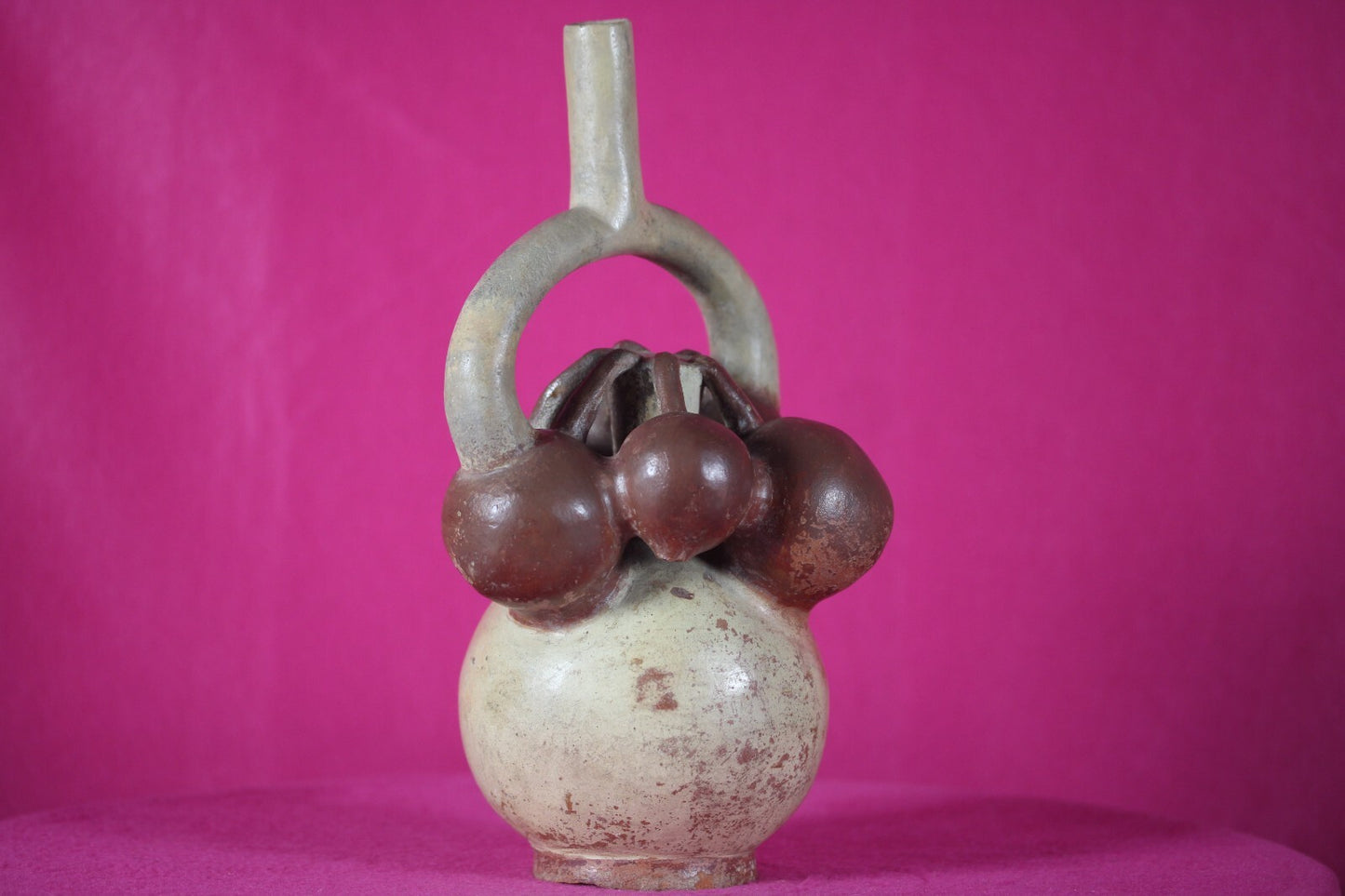 Pre Columbian Authentic Artifact Fruit Vessel Moche Ex Arte Primitivo COA T52