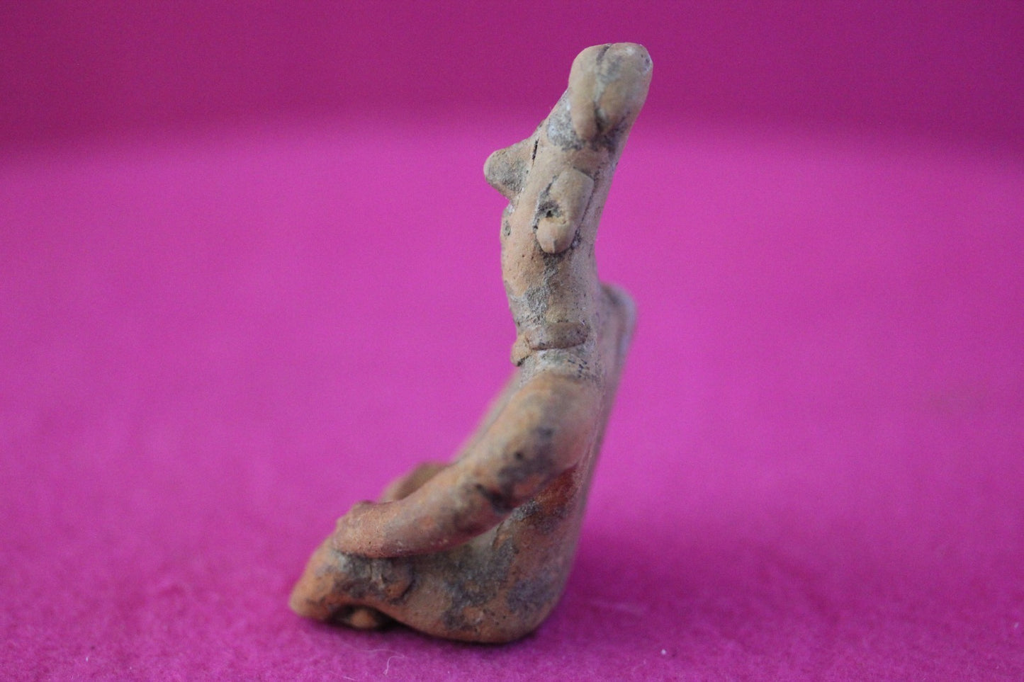 Authentic Pre Columbian Artifact Female Seated Tomb Figure Colima Mexico COA 190