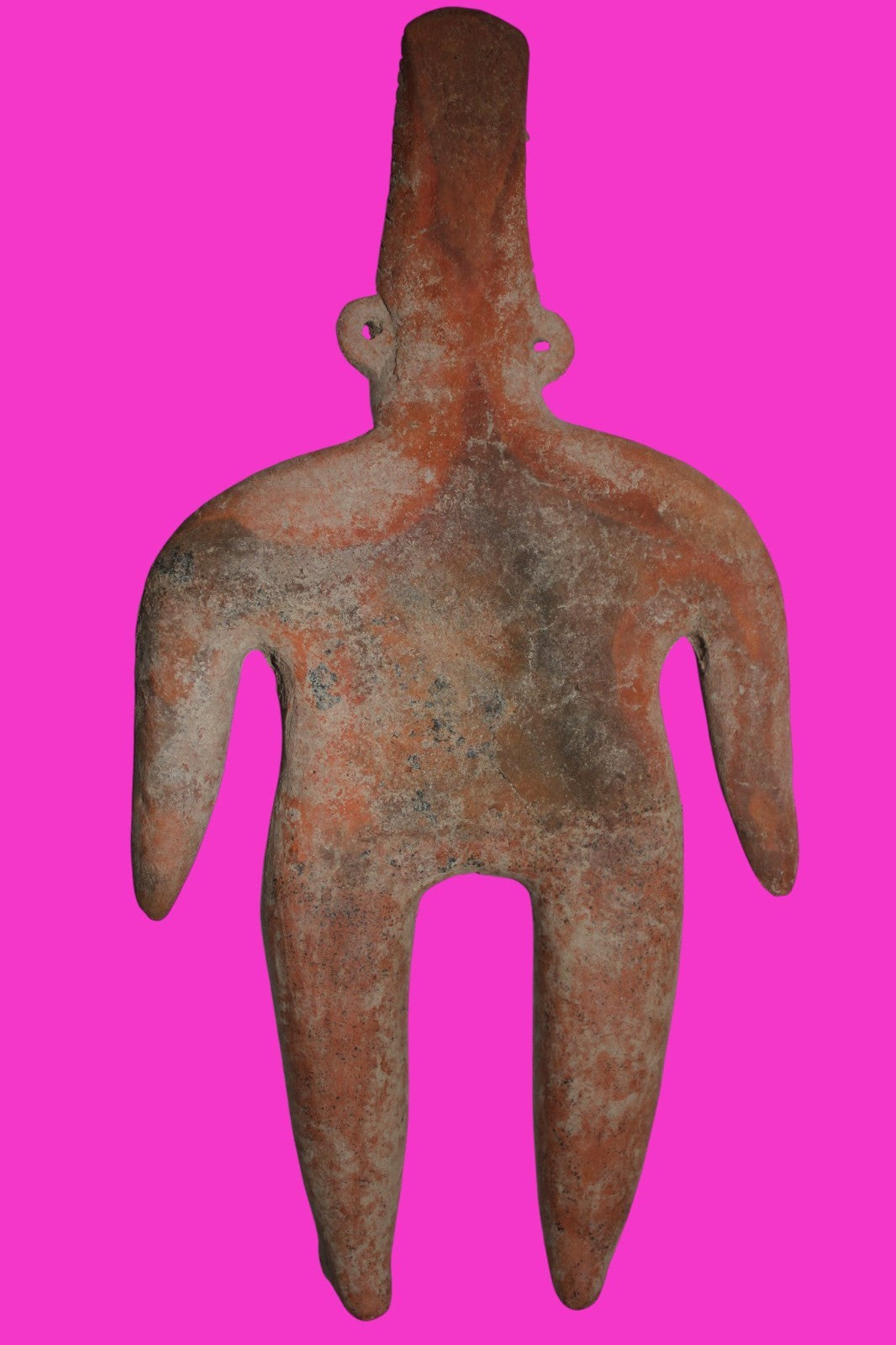 Pre Columbian Artifact Giant 10in Female Tomb Figure Colima Mexico 100BC COA 271