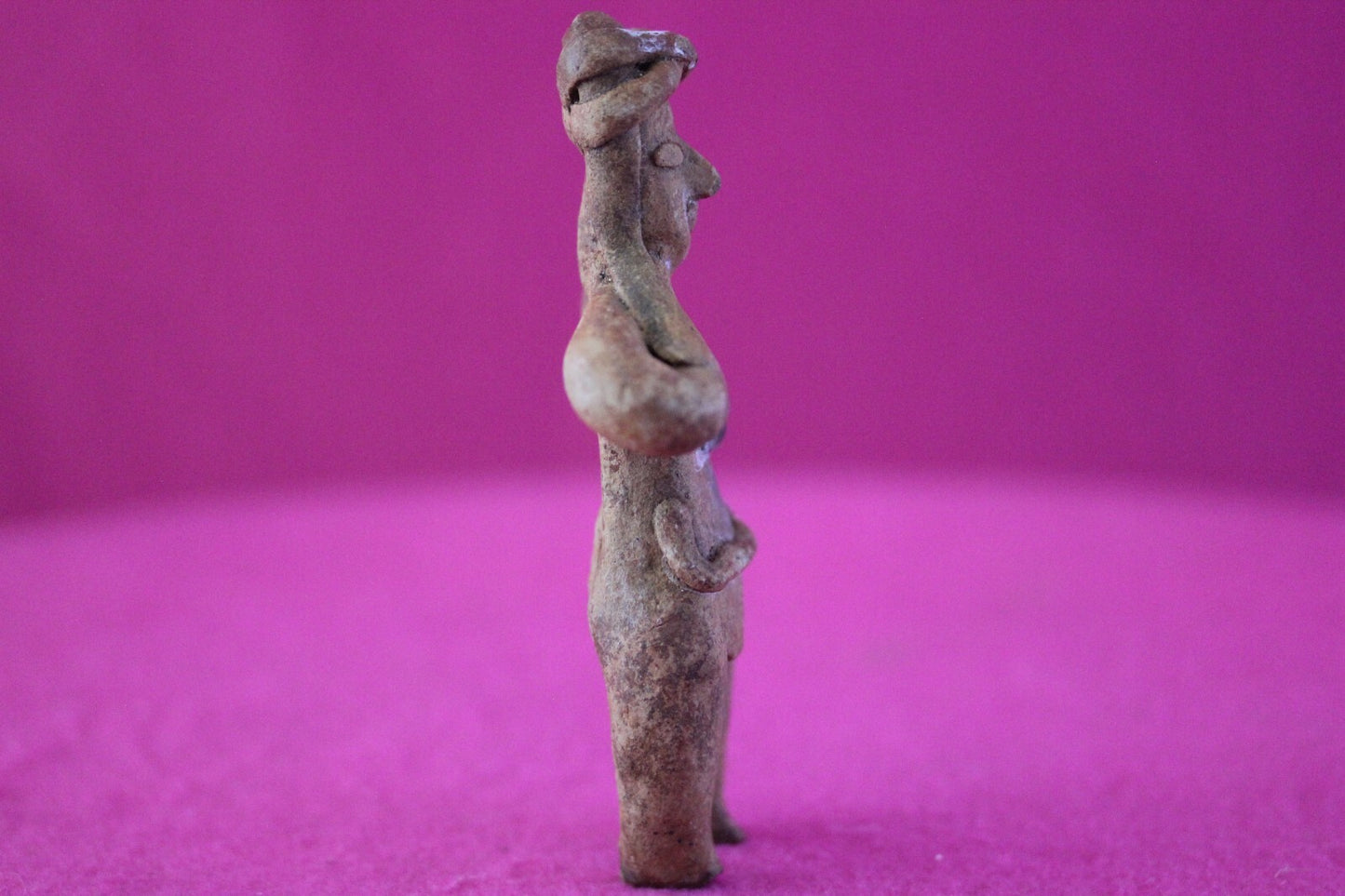 Authentic Pre Columbian Artifact Tomb Figure Colima Mexico 100 BC-250 AD COA 175