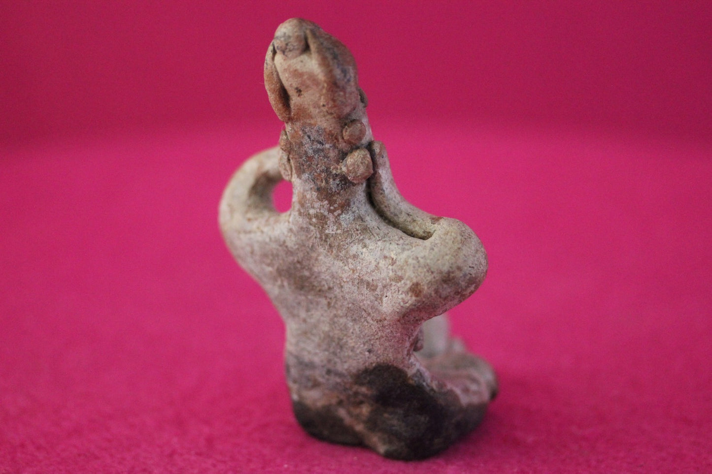 Authentic Pre Columbian Artifact Sleepy Grandma Tomb Figure Colima Mexico COA179