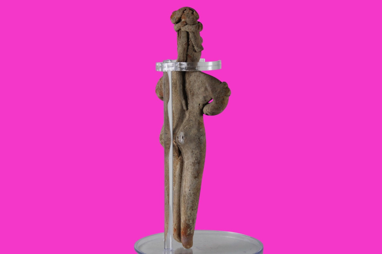 Pre Columbian Artifact 6 Inch Tall Shaft Tomb Figure Colima Mexico 100BC COA 285