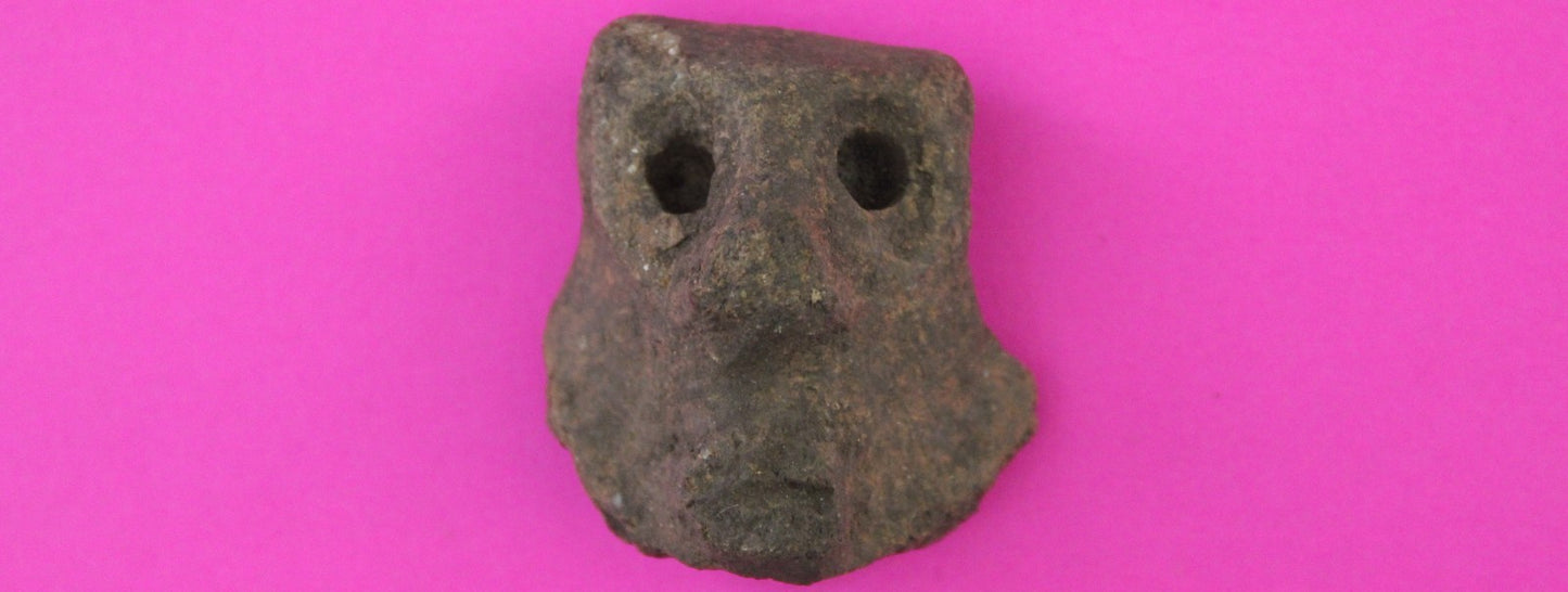 Puerto Rico Taino Pre Columbian Pottery Artifact FREE Display Case 1000AD COA 72