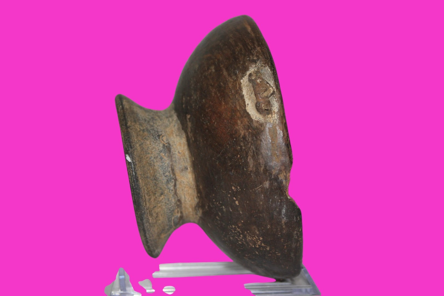 Authentic Pre Columbian Artifact Pedestal Bowl Calima Colombia 750 AD COA J63