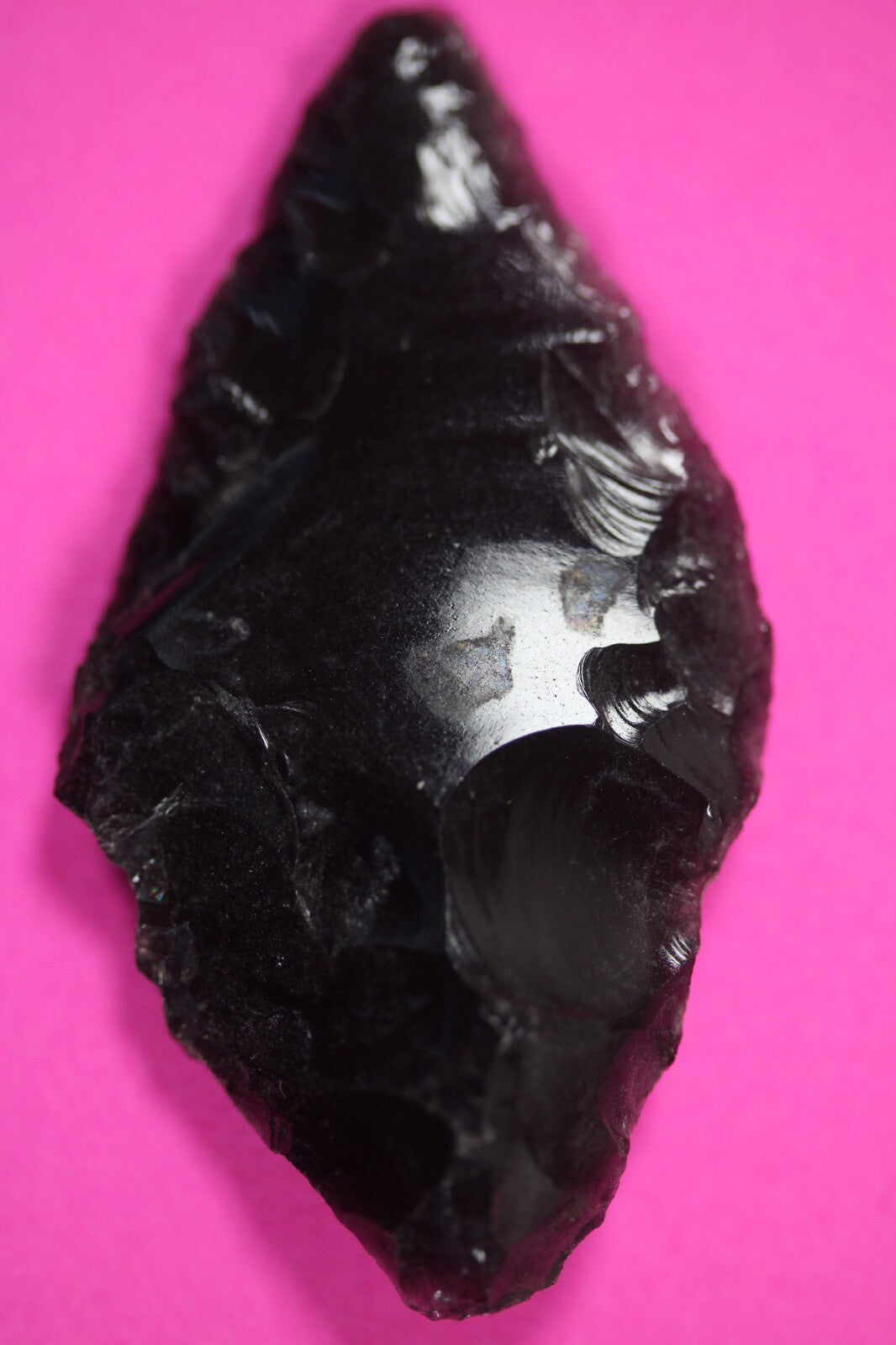 Authentic Pre Columbian Artifact Aztec Arrowhead Battle of Mexico City COA 18