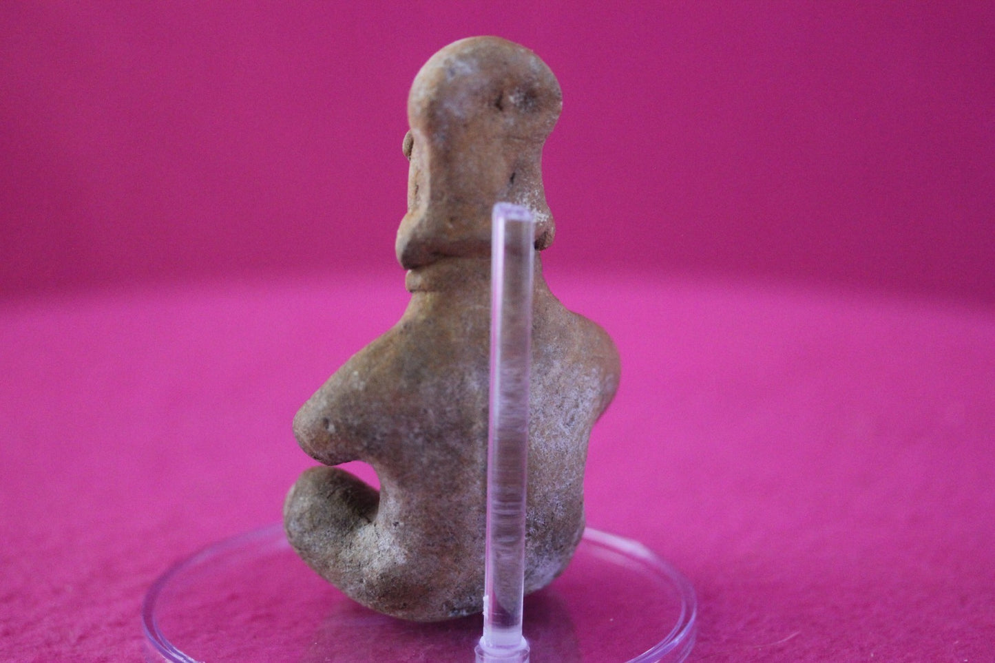 Authentic Pre Columbian Artifact Rare Seated Tomb Figure Colima Mexico COA 187