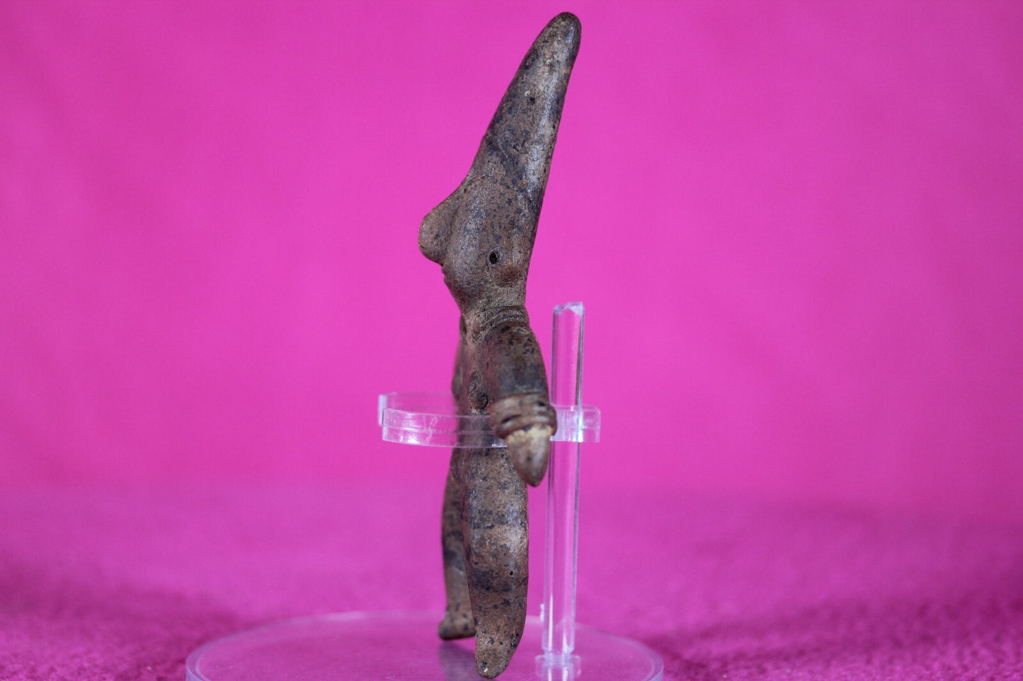 Pre Columbian Authentic Artifact Girl Figure Colima Mexico 100 BC-250 AD COA 138