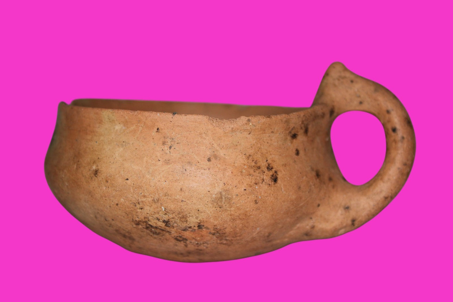 Ancient Holy Land Artifact 4000 Year Old Cup Time of Abraham 2000 BC COA J116