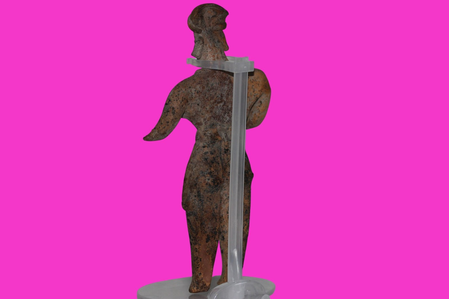 Pre Columbian Artifact 7 Inch Female Tomb Figure Colima Mexico 100 BC COA 247