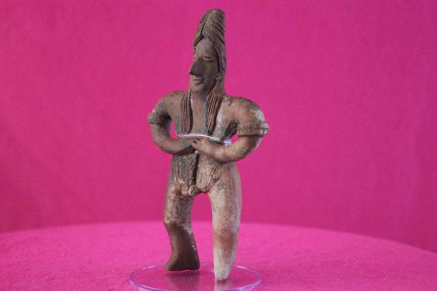 Authentic Pre Columbian Artifact Tomb Figure Colima Mexico 100 BC-250 AD COA 159