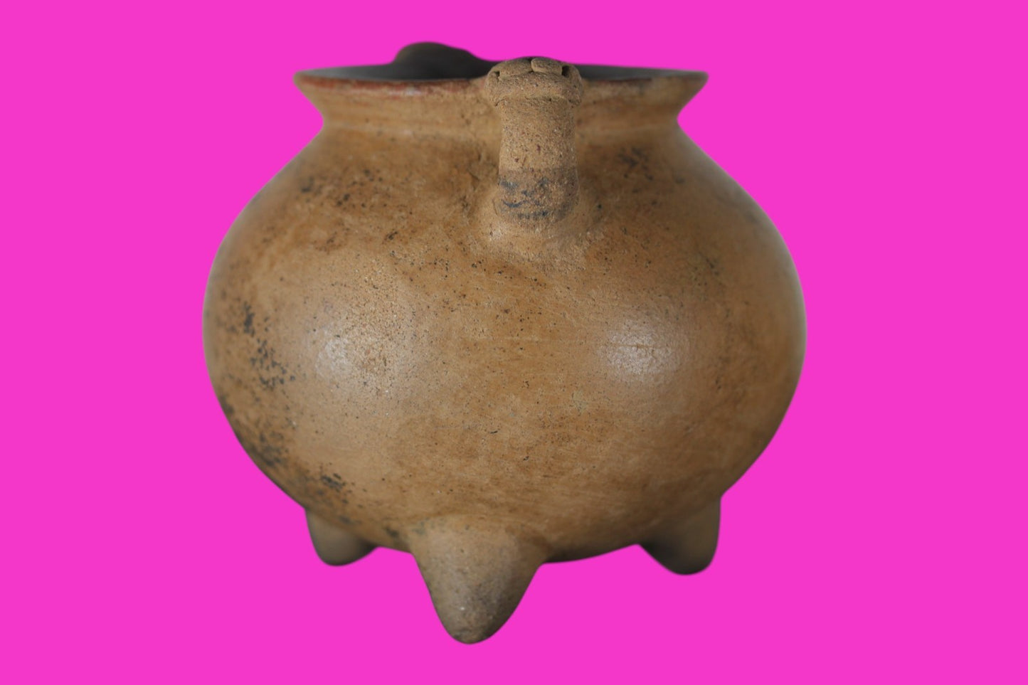 Authentic Pre Columbian Artifact  Tripod Bowl Nicoya Costa Rica 700 AD COA J07