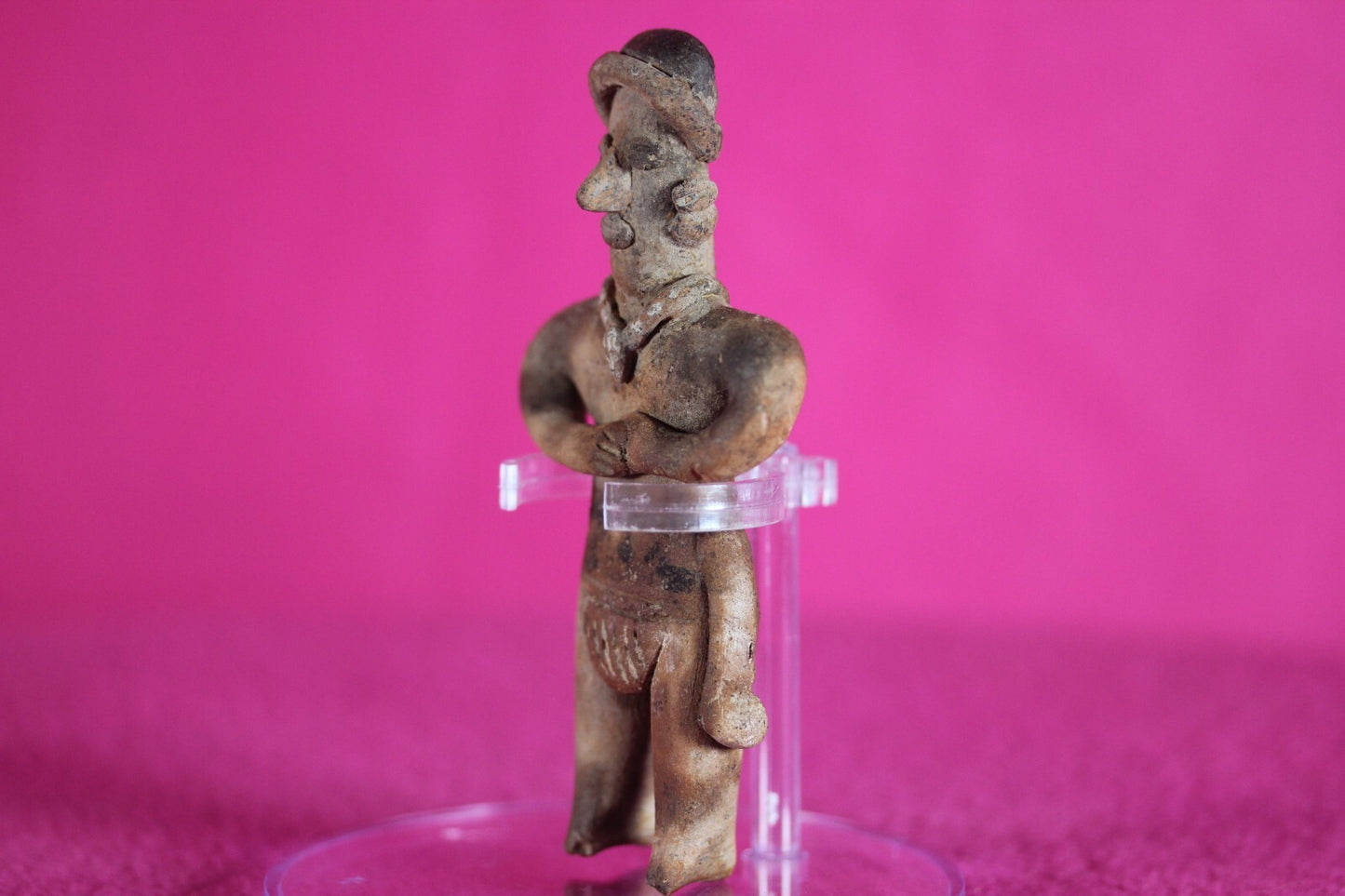 Authentic Pre Columbian Artifact Tomb Figure Colima Mexico 100 BC-250 AD COA 139