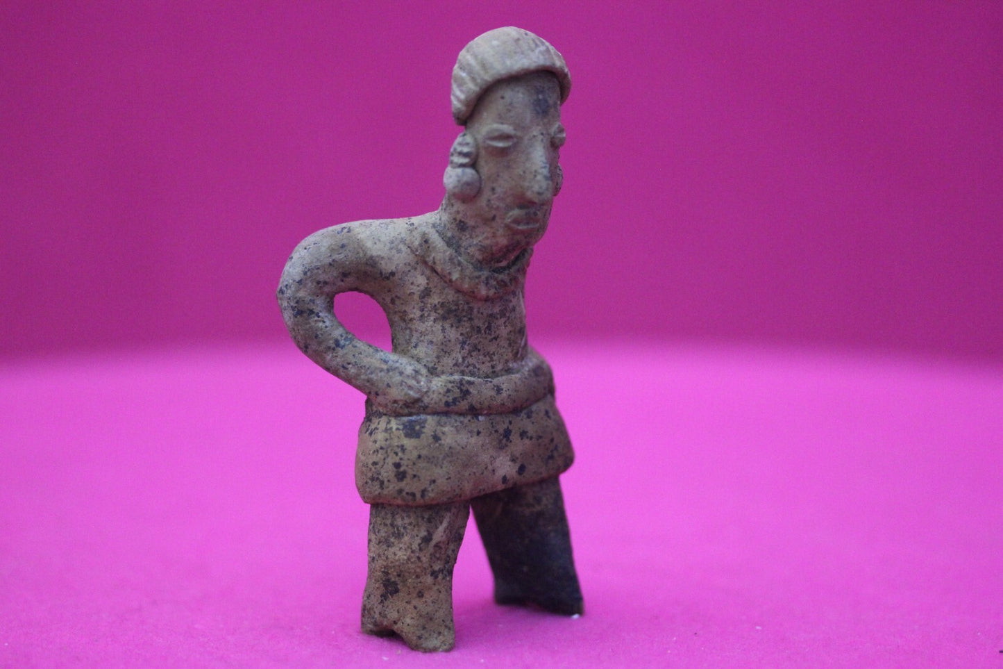 Authentic Pre Columbian Artifact Rare Grandma Tomb Figure Colima Mexico COA 144