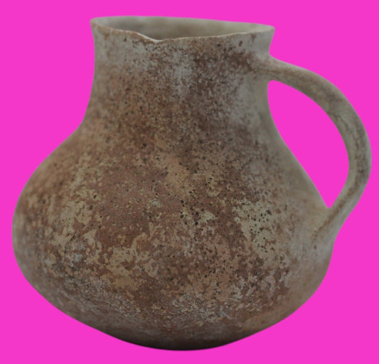 Holy Land Authentic Artifact Jesus Christ Home Land Juglet 100BC-400AD COA J35