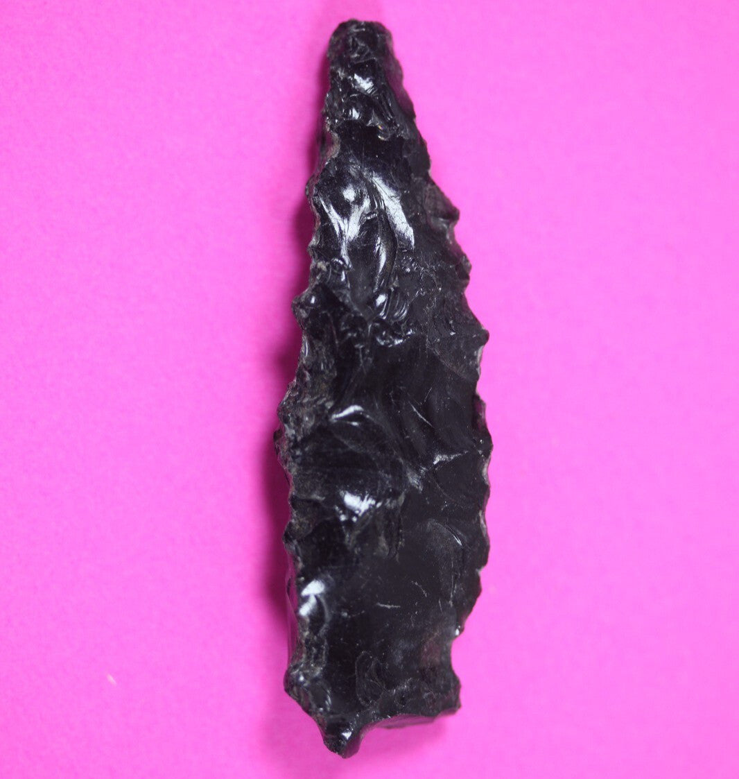 Authentic Pre Columbian Artifact Aztec Arrowhead Battle of Mexico City COA 30