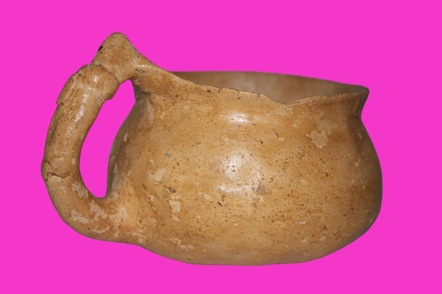 Holy Land Authentic Artifact 4000 Year Old Cup Time of Abraham 2000 BC COA J117