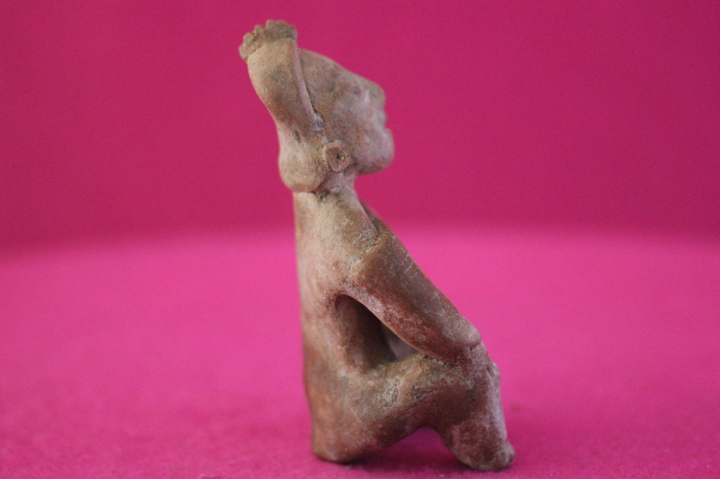 Authentic Pre Columbian Artifact Rare Skirted Tomb Figure Colima Mexico COA 180